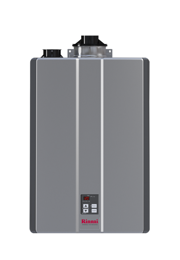 NEW Rinnai RU160iN Condensing Tankless Hot Water Heater, 9 GPM, Natural Gas, Indoor Installation