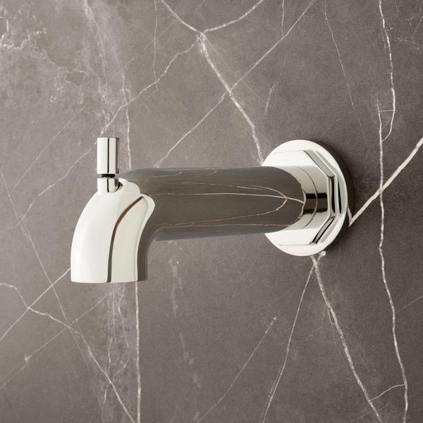 NEW Signature Hardware Greyfield Tub Spout with Diverter - Polished Nickel SHTS86PN