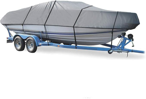AS IS Westland Boat Cover Compatible for Tracker Super Guide V-16 CNSL-Grey