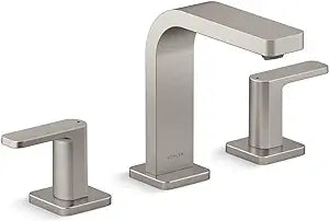 NEW Kohler Co. K-23484-4-BN Parallel 1.2 GPM Widespread Bathroom Faucet Nickel