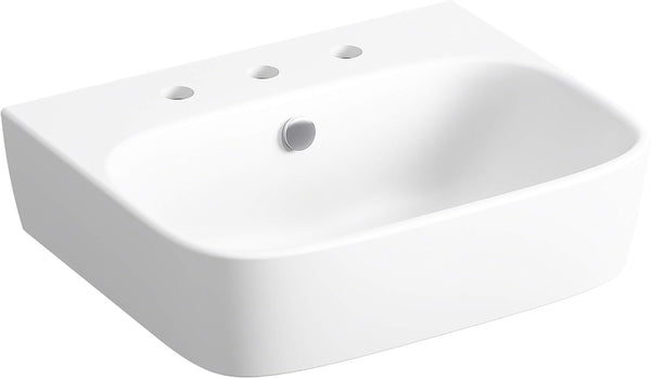 NEW Kohler K-77767-8-0 ModernLife Bathroom Sink 21-11/16", White