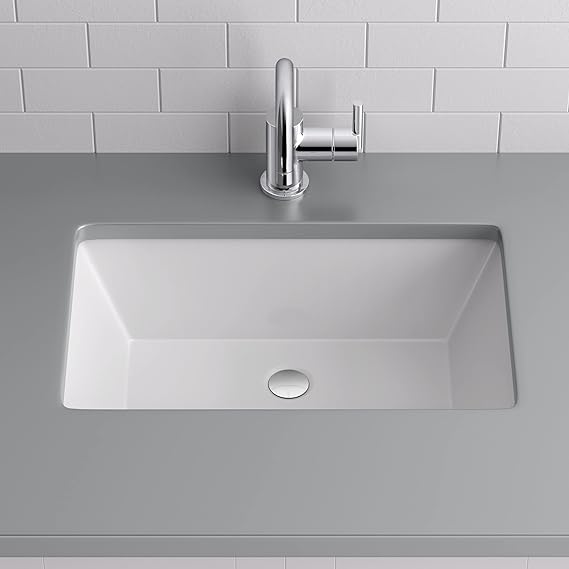 NEW Miseno MNO2113RU Rectangular 21" Undermount Bathroom Sink - White