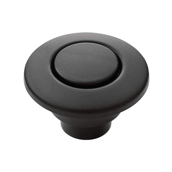Moen AS-4201-BL Garbage Disposal Air Switch Decorative Button Matte Black-2 Pack