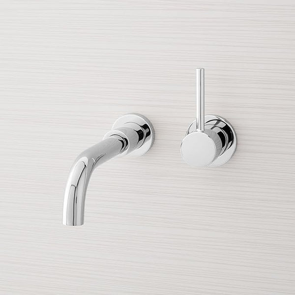New Signature Hardware Lexia Wall-Mount Bathroom Faucet - Chrome