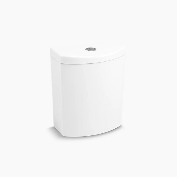 NEW KOHLER 3569-0 Persuade Curv 2-Button Flush Toilet Tank 1.0 or 1.6 GPF, White