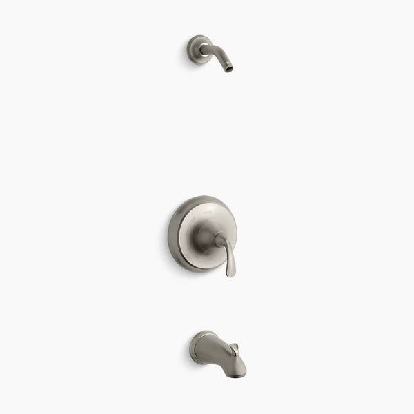 NEW Kohler TLS10275-4-BN Traditional Rite-Temp Bath and Shower Valve Trim with Slip-fit spout, Less showerhead Vibrant Brushed Nickel