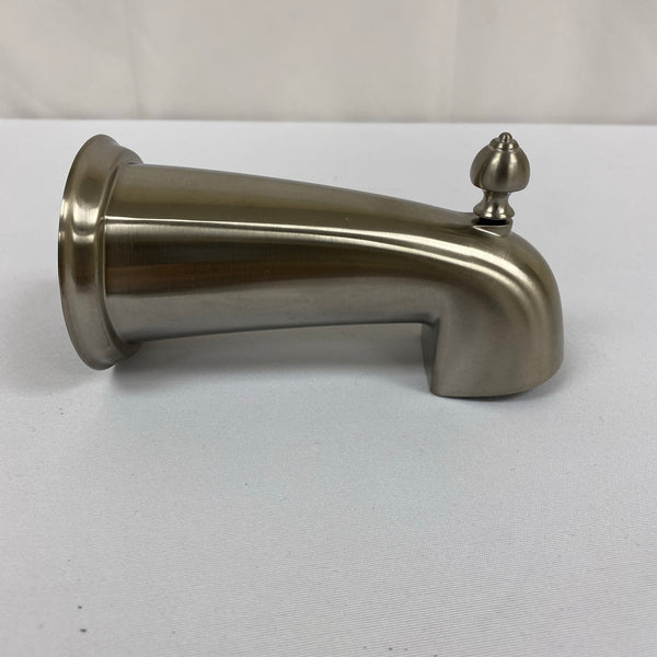 Pfister 920025J Faucet Tub Bathtub Spout with Diverter, Brushed Nickel Finish