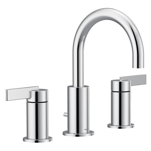 NEW Moen T6222 Cia Widespread Bathroom Faucet - Chrome, 1.2 GPM