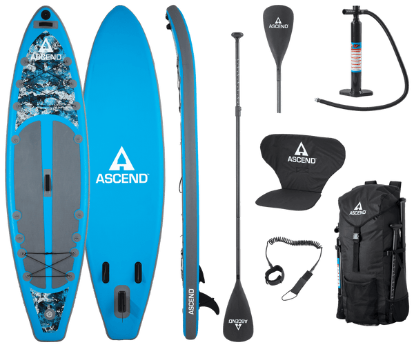 AS IS Ascend Inflatable Stand-Up Paddle Board Package