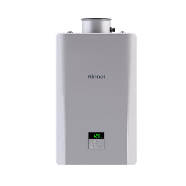 NEW Rinnai America RE199iN High Efficiency Non-Condensing 9.8 GPM Residential 199,000 BTU Interior Natural Gas Tankless Water Heater