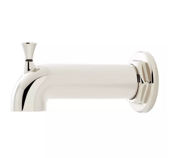NEW Signature Hardware 477087 Gunther Tub Spout With Diverter - Brushed Nickel