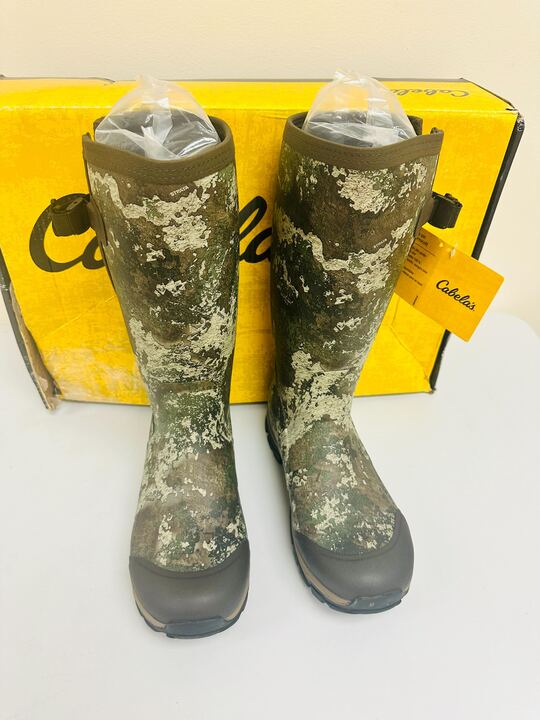 Cabela's Scent-Free Rubber Boots for Men - TrueTimber Strata - 11M