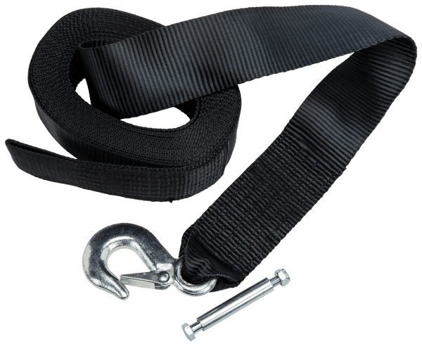 AS IS Bass Pro Shops Heavy-Duty Winch Strap with Snap Hook