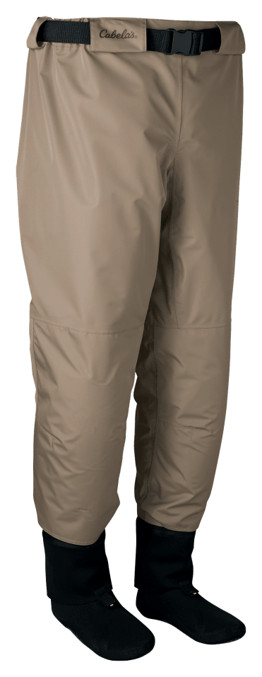 Cabela's Premium Breathable Stocking-Foot Pant Waders for Men - Tan - Extra Large