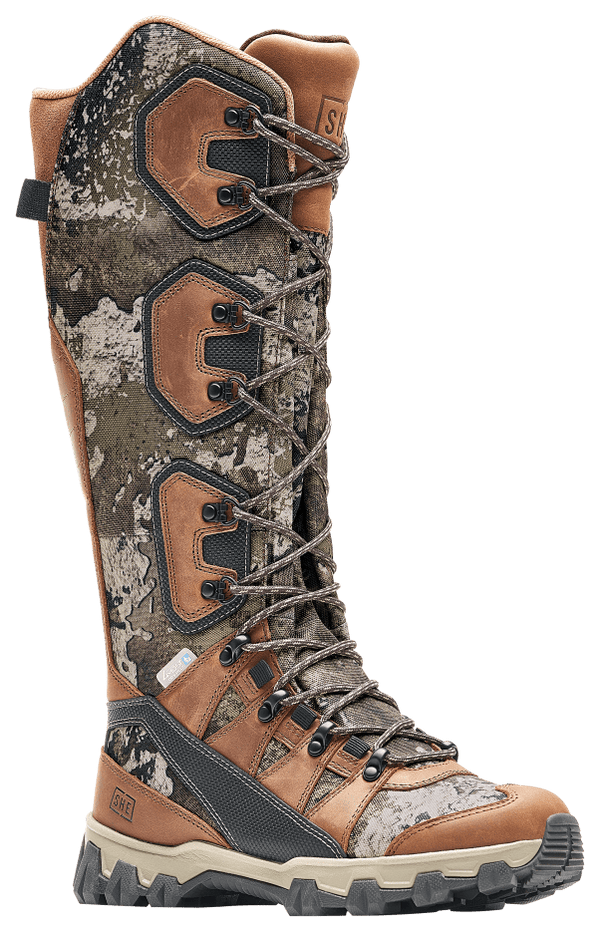 RedHead RCT Side Zip Bone-Dry Waterproof Snake Boots for Men - Brown/TrueTimber Strata - 8M