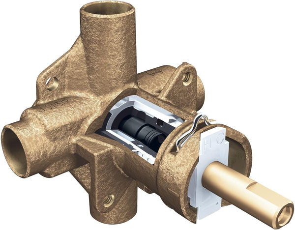 Moen Incorporated 2520 Posi-Temp Pressure Balancing Shower Rough-In Valve, 1/2-Inch CC Connection