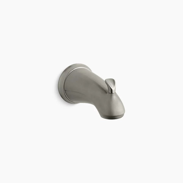 NEW Forte Sculpted Diverter Bath Spout in Vibrant Brushed Nickel with NPT Connection