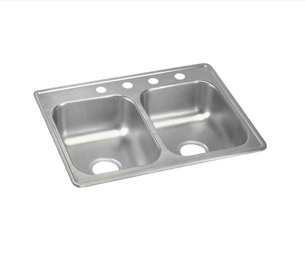 NEW Elkay Dayton 25" Drop In Double Basin Stainless Steel Kitchen Sink